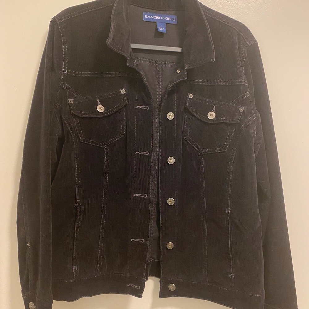 Bandolino Black Corduroy Jacket